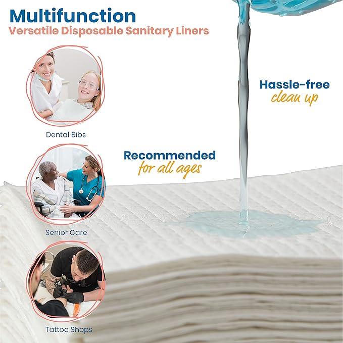 ECR4Kids 2-Ply Disposable Sanitary Liner, Changing Station Tissue - Image 5
