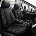 Pariitadin Leather Car Seat Covers Front Pair, Waterproof Faux Leather Seat by Pariitadin