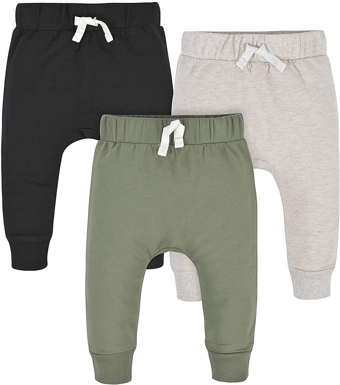 Gerber Baby-Boys Toddler 3-Pack Jogger Pants by Gerber