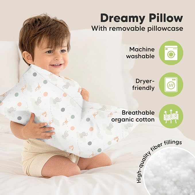 Toddler Pillow with Pillowcase - Image 4