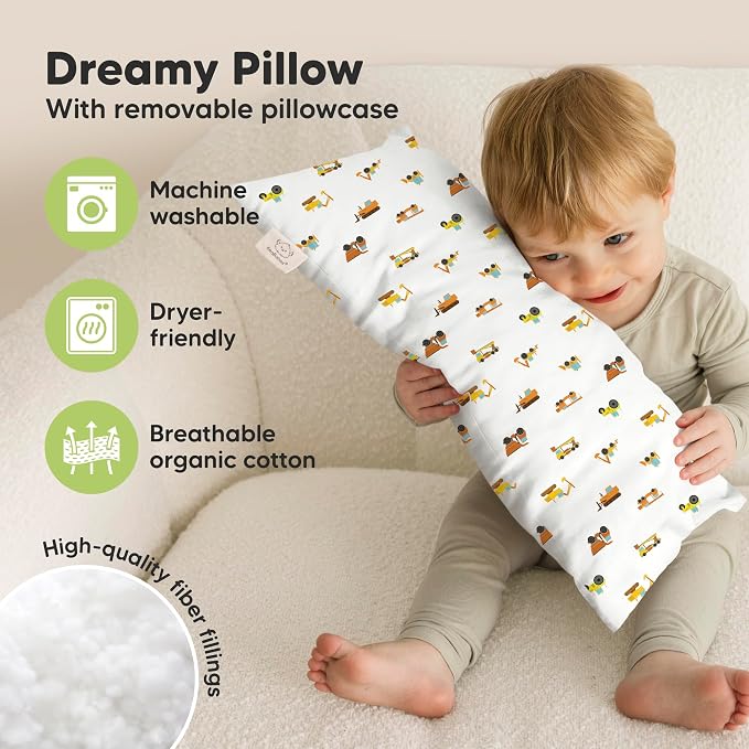 Toddler Pillow with Pillowcase - Image 4