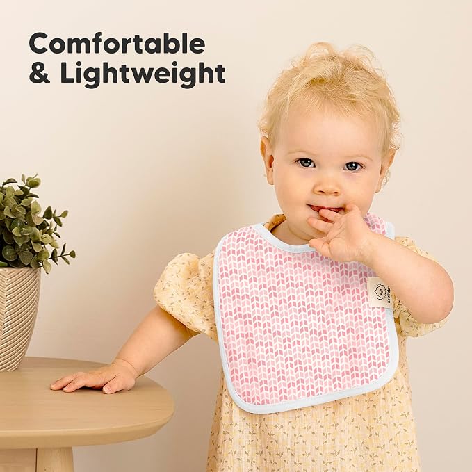 KeaBabies 8-Pack Organic Baby Bibs - Image 5