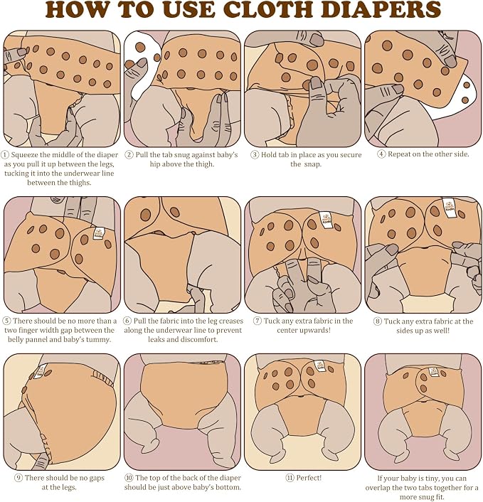 Mama Koala 3.0 Pocket Cloth Diapers - Image 8