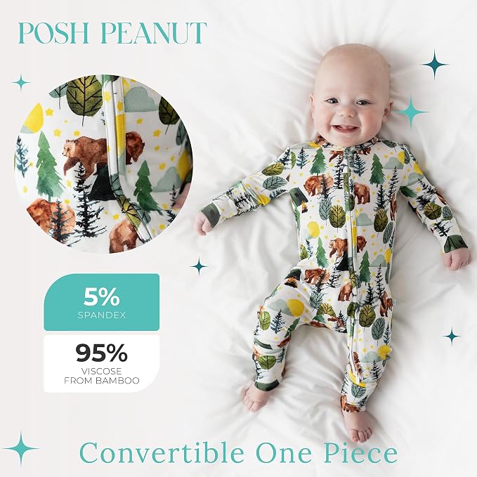 Posh Peanut Convertible Baby Sleepers - Image 2