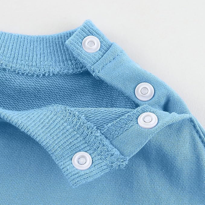 Fullfamous Baby and Toddler Boys 100% Cotton 2 Piece Long Sleeve Sweatshirt and - Image 5