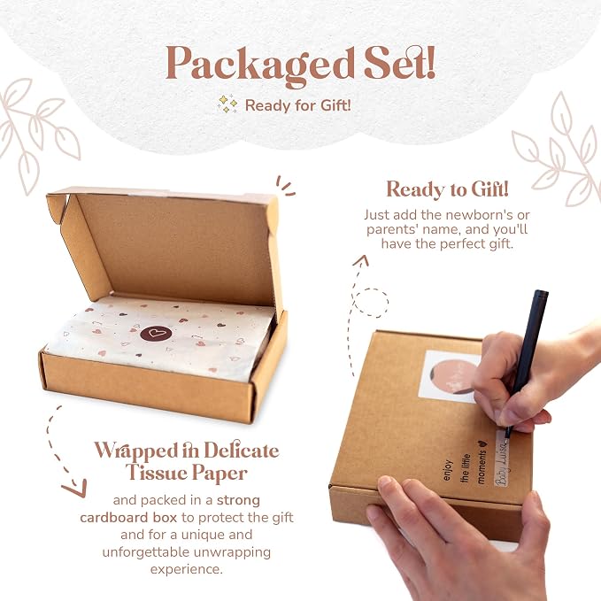Mikito Organic Cotton Newborn Gifts Box, Unisex Loveys & Accessories incl. - Image 6