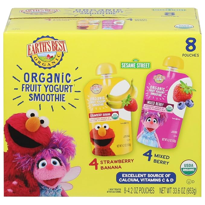 Earth's Best Sesame Street Smoothie Variety Pack by EarthsBest