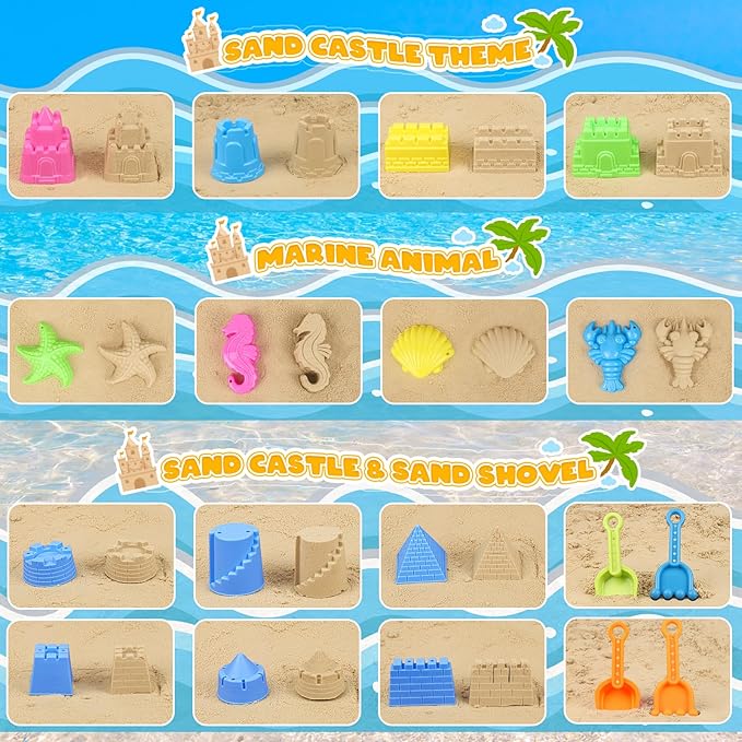 Beach Toys for Toddlers, Sand Castle Toys - Image 5