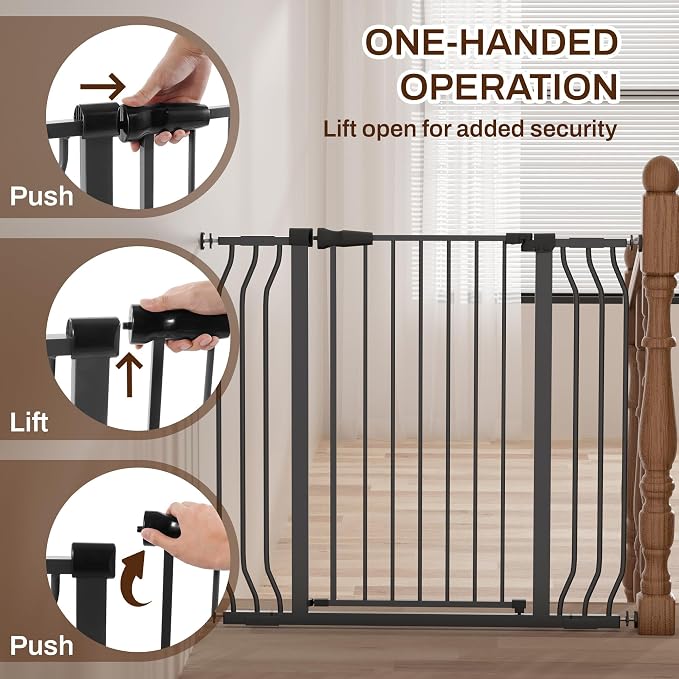 ELEVON Baby Gate for Stairs Doorways, Safety Pet Gate - Image 2