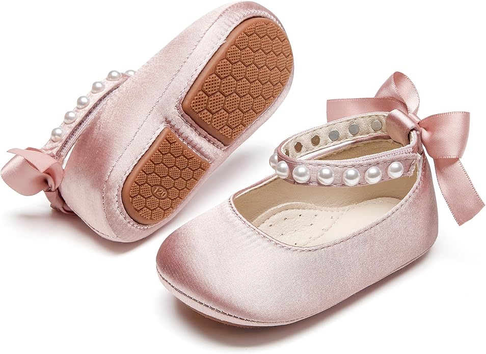 Baby Girls Mary Jane Flats by PHIRAMIN