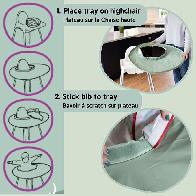 Tidy Tot- Baby Bib & Tray Kit - Image 7