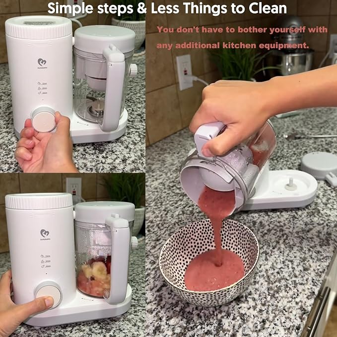Baby Food Maker Bellababy Baby Food Processor, Puree Blender Steamer - Image 9