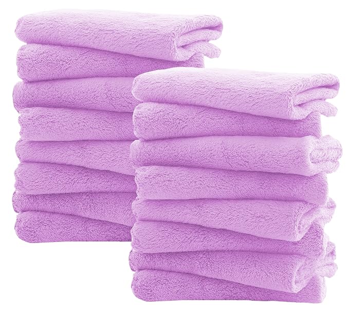 16 Pack Burp Cloths for Baby by Spotted+Play