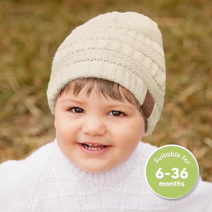 3-Pack Baby Beanies for Boys, Girls - Image 2