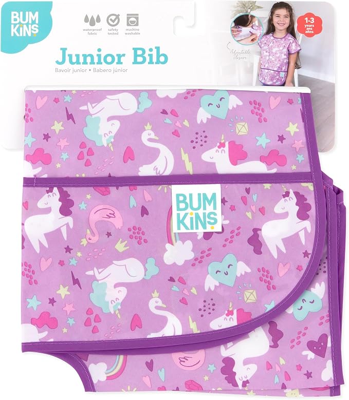 Bumkins Bibs - Toddler Bibs, Waterproof, Large - Image 6