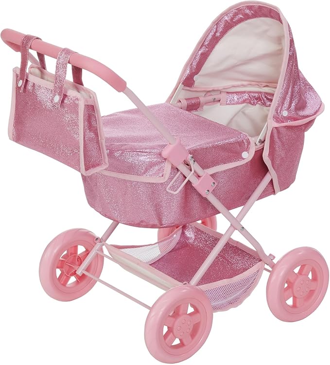 Olivia's Little World Baby Doll Bassinet Pram by OliviasLittleWorld