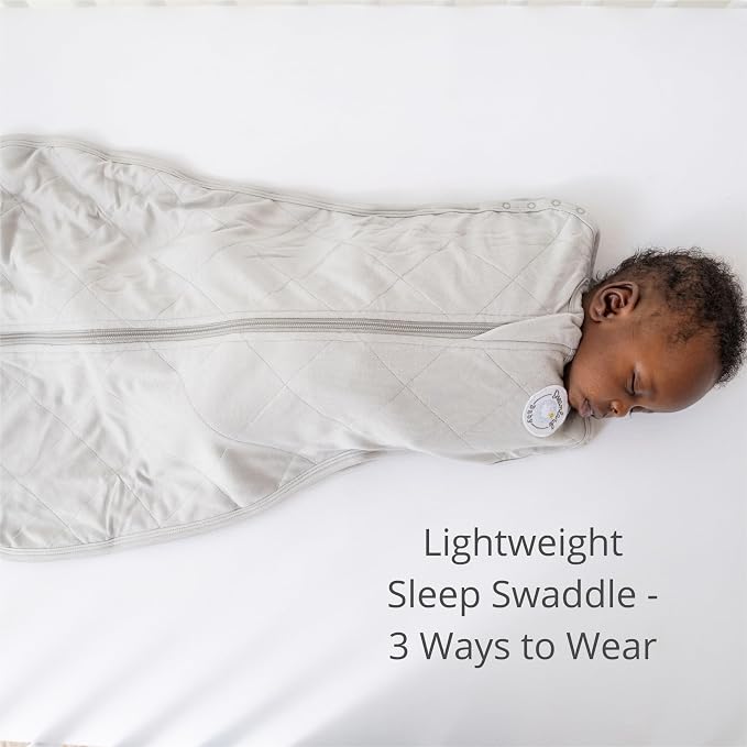 Dreamland Baby Bamboo Viscose Swaddle Sleep Sack. 1.0 TOG Ultra Soft Swaddle - Image 3