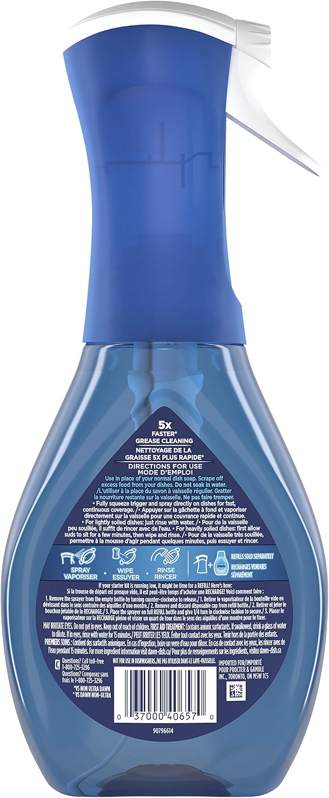 Dawn Platinum Powerwash Dish Spray, Dish Soap, Citrus Scent - Image 2