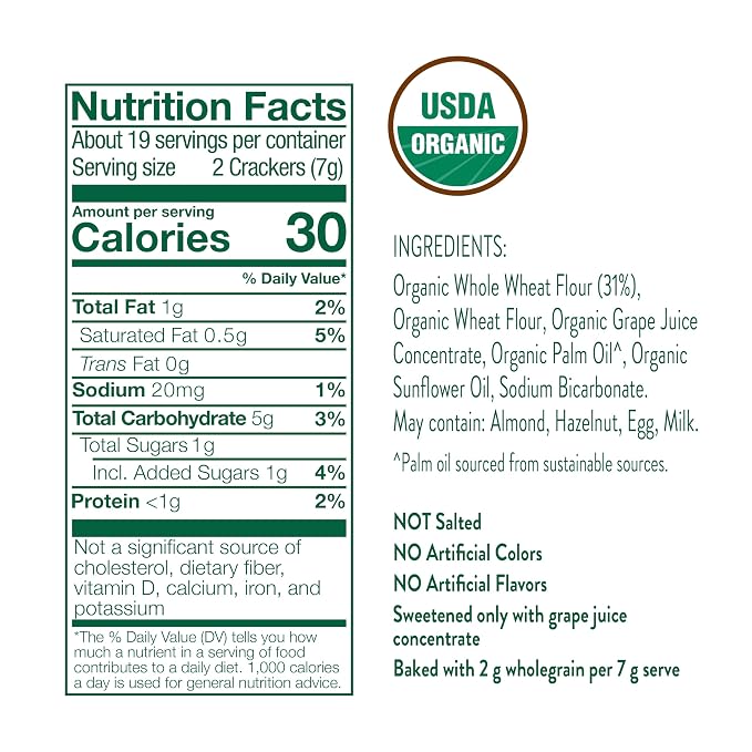 Little Bellies Organic Animal Crackers Toddler Snack - Image 2
