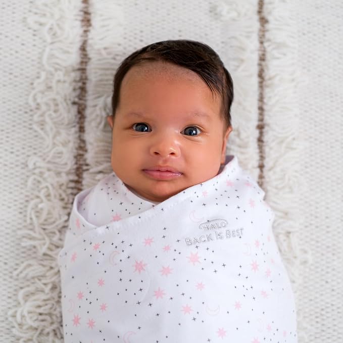 HALO 100% Cotton Sleepsack Swaddle, 3-Way Adjustable Wearable Blanket, TOG 1.5 - Image 4