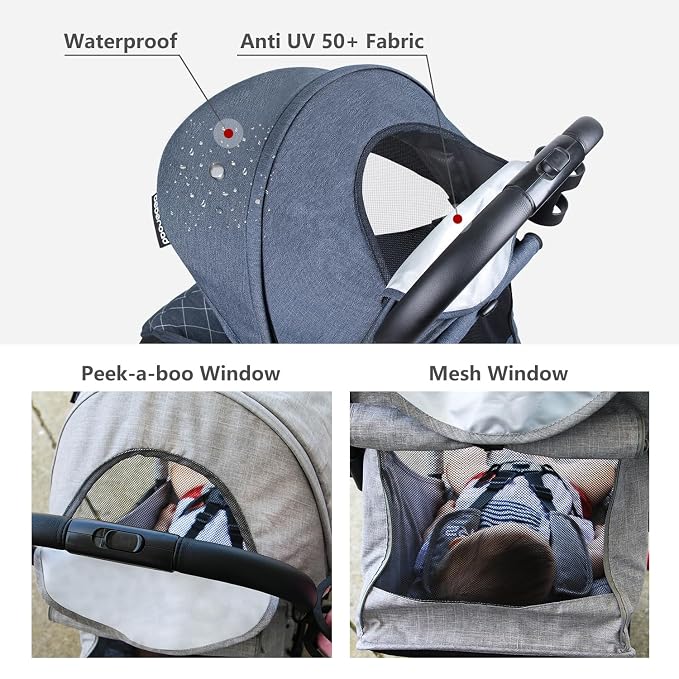Beberoad Love R2 Small Travel Stroller - Image 3