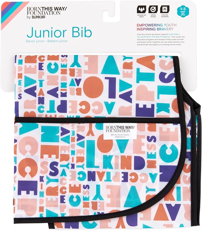 Bumkins Bibs - Toddler Bibs, Waterproof, Large - Image 6