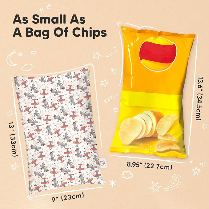 Mini Toddler Pillow with Pillowcase - Image 4