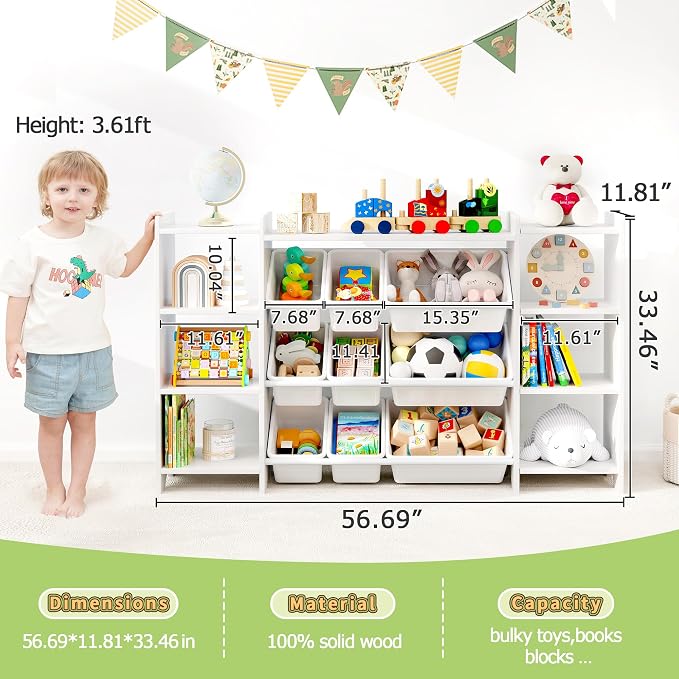 MallBest 4-Tier Kids' Toy Storage Organizer Shelf - Image 3
