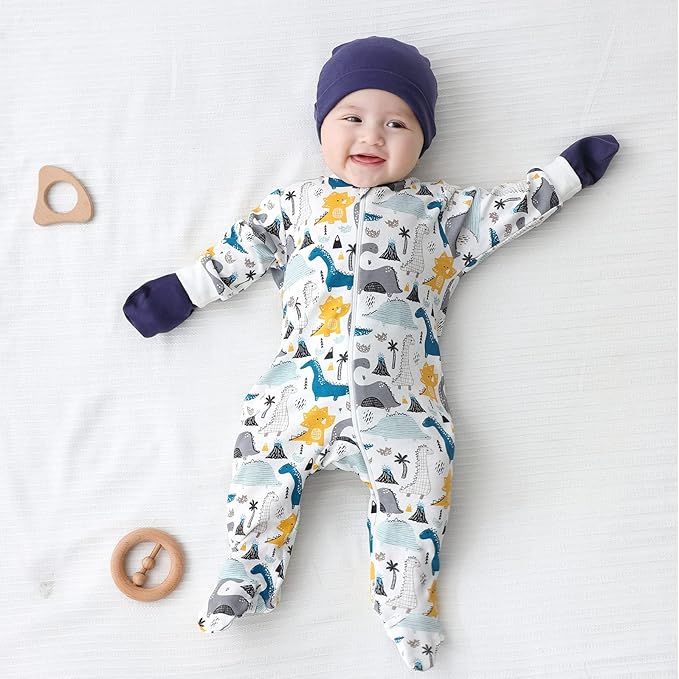 Baby Hat and Mittens Set Newborn Baby Hats Caps - Image 5