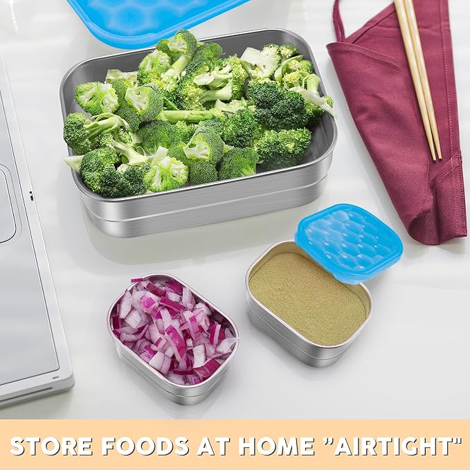 Small Stainless Steel Lunch Containers - Image 8