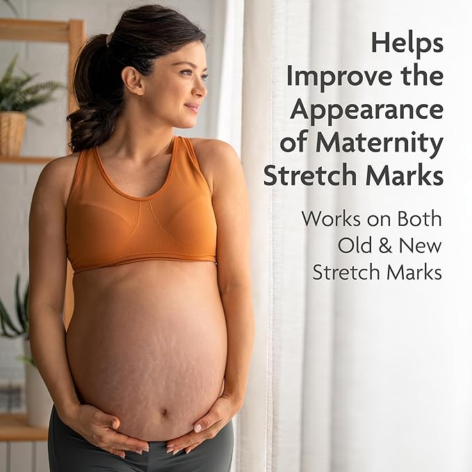 TriLASTIN Belly Oil | Vitamin-Infused Stretch Mark Oil | Body Serum - Image 3
