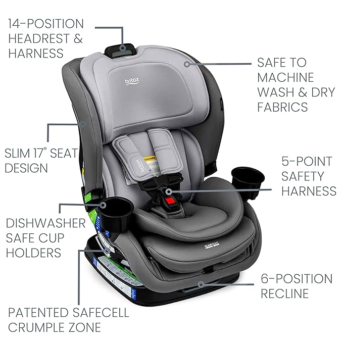 Britax Poplar Convertible Car Seat, 2-in-1 Car Seat - Image 3