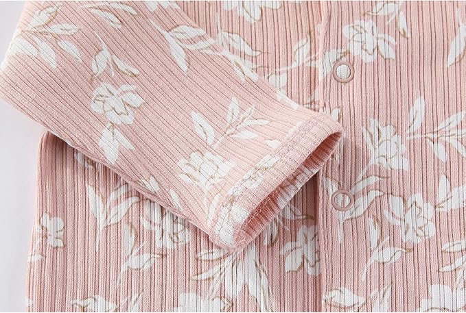 Fashion Baby Boy Girl Clothing Set Cotton Soft 3-Piece Long Sleeve Button - Image 3