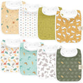 KeaBabies 8-Pack Organic Baby Bibs by KeaBabies