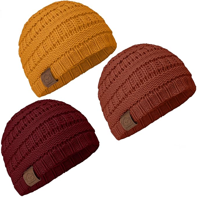 3-Pack Baby Beanies for Boys, Girls by KeaBabies