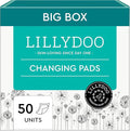 LILLYDOO Disposable Baby Changing Pads Liners 50 Count 23, Without Perfumes & by LILLYDOOInc