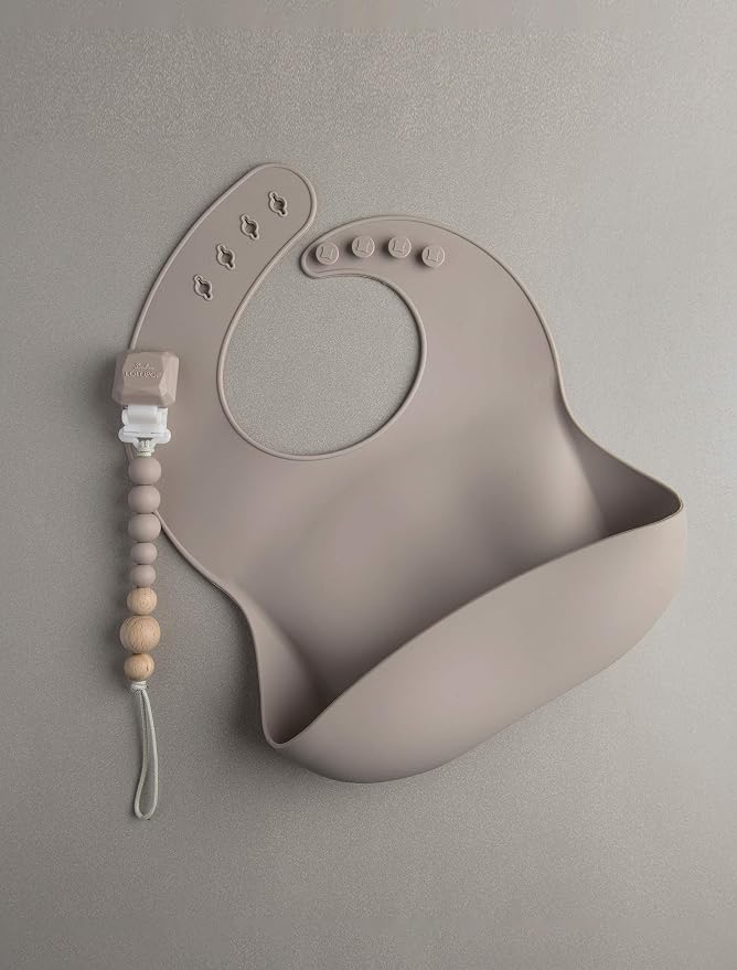 Loulou Lollipop Soft, Waterproof Silicone Feeding Bib - Image 8