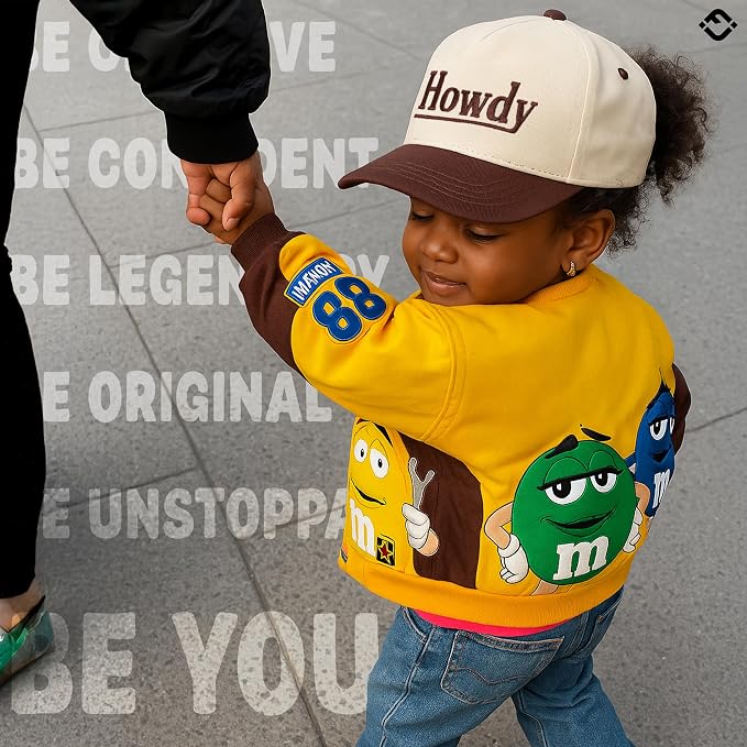 Funky Junque Premium Kids Trucker Hat Vintage Snapback Baseball Cap - Image 8