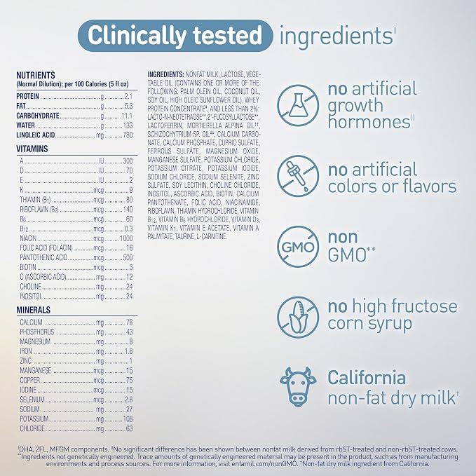 Enfamil Optimum, Our Closest Formula to Breast Milk, Immune-Supporting - Image 8