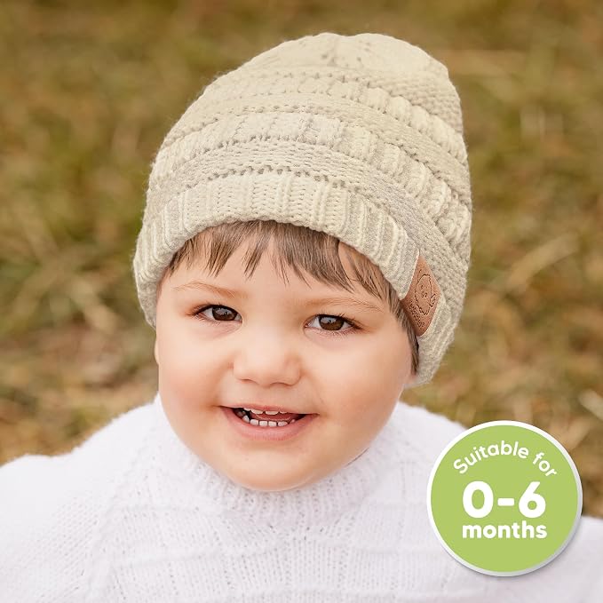 3-Pack Baby Beanies for Boys, Girls - Image 2