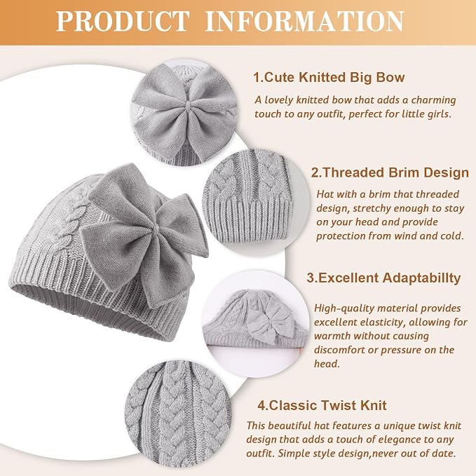 JANGANNSA Winter Warm Knitted Baby Hat - Image 4
