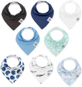 Parker Baby Bandana Drool Bibs 8 Pack Baby Bibs by ParkerBabyCo