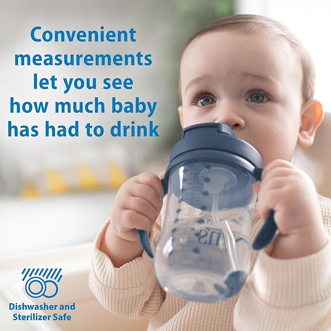 Dr. Brown's Milestones Baby's First Straw Cup, Training Cup - Image 4