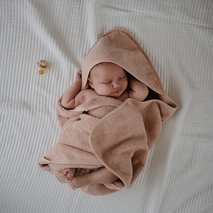 mushie Baby Hooded Towel | Organic Cotton - Image 4