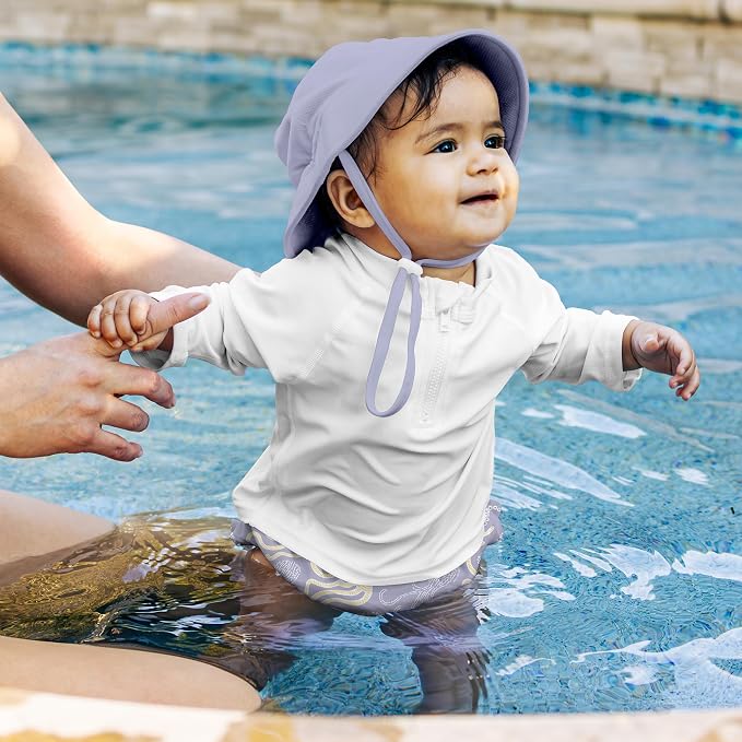 green sprouts Baby Toddler Eco Ruffle Snap Swim Diaper - Image 3