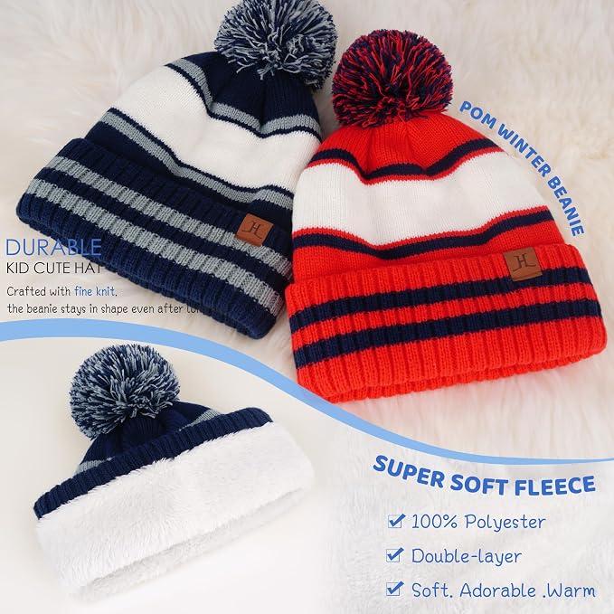 FZ FANTASTIC ZONE Kids Toddler Winter Hat Beanie - Image 3