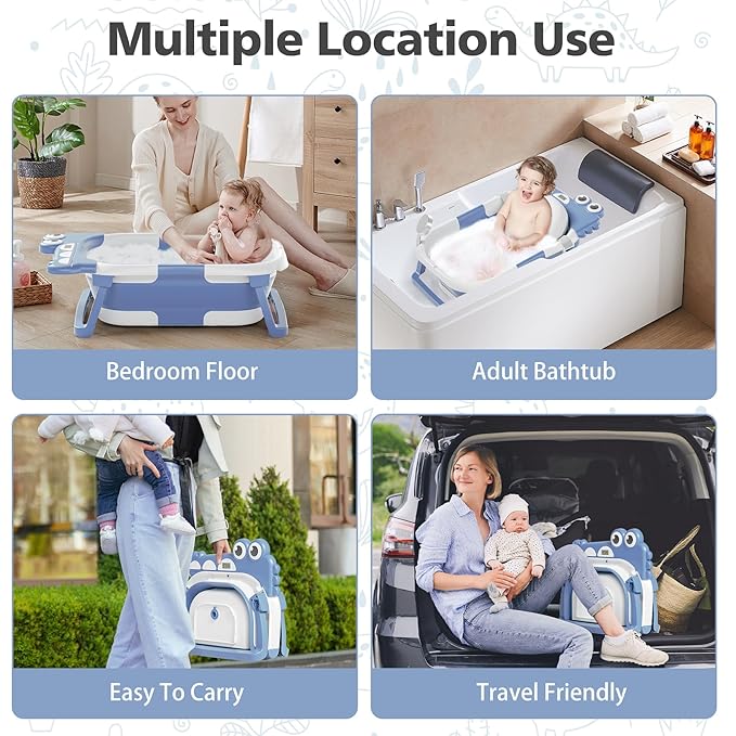 TPN Collapsible Baby Bathtub, Baby Bath Tub - Image 6
