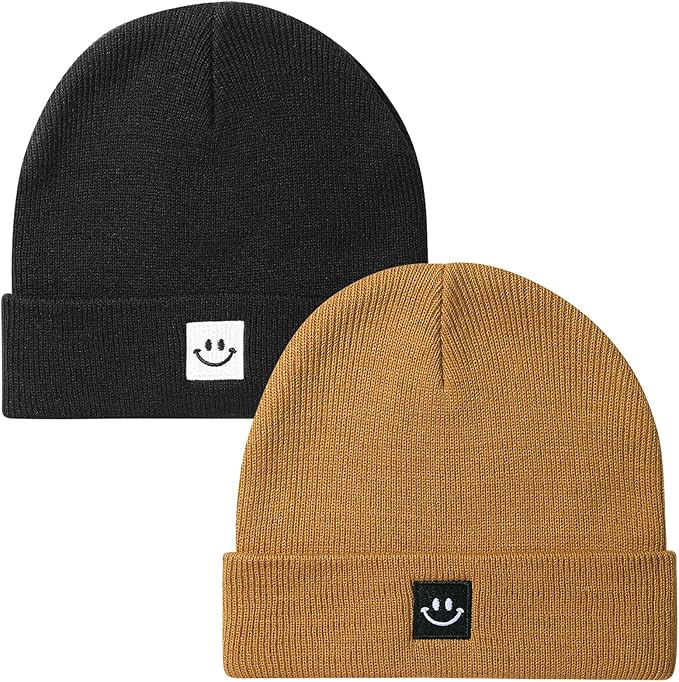 2Pack Baby Beanie Knit Toddler Hat by Paladoo