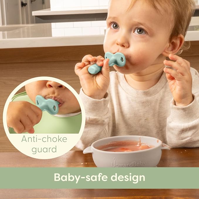 UpwardBaby Silicone Baby Spoons - Image 4