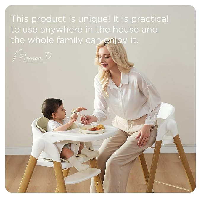 KUB High Chair for Babies and Toddlers Adjustable Foldable Convertible 5 Point - Image 9